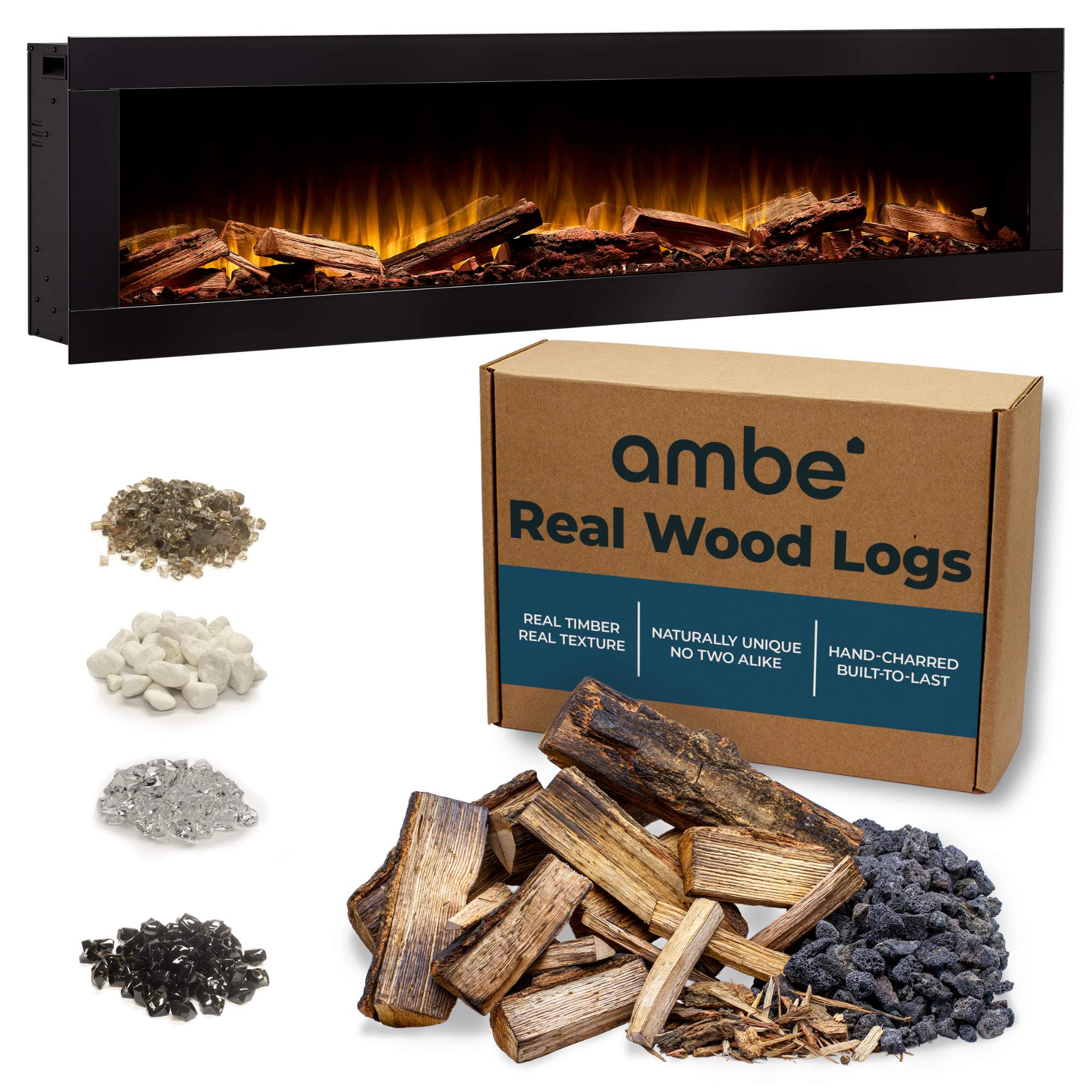 Linear72 – Real Wood – Ambe Fireplaces